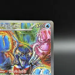 Pokemon TCG Prismatic Evolutions Palafin EX 151/131 Special Illustration Rare NM - Image 2