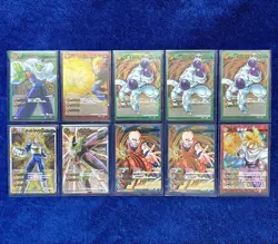 Dragon Ball Kai Miracle M Card Set 2009 2010 10 Pieces Used - Image 1