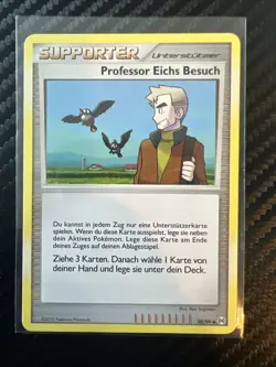 Professor Oak's Visit 90/99 Platinum Arceus Pokemon Eichs Besuch Supporter - Image 1