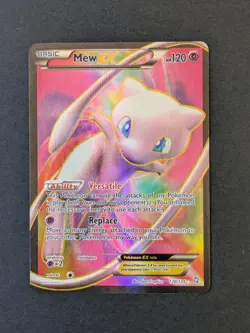 Mew EX Full Art 120/124 Ultra Rare BW Dragons Exalted Pokemon TCG - Image 1