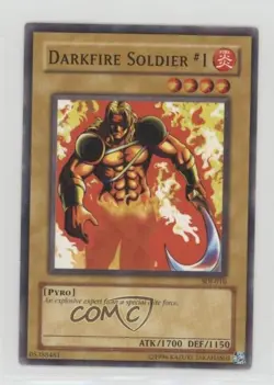 Darkfire Soldier #1 Unlimited YuGiOh Starter Deck Joey #SDJ-010 2003 - Image 1
