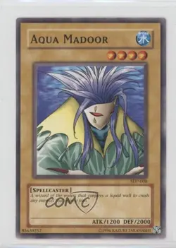 Aqua Madoor Unlimited YuGiOh Starter Deck Pegasus #SDP-008 2003 - Image 1