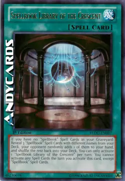 SPELLBOOK LIBRARY OF THE CRESCENT • Rara • REDU EN087 • 1Ed • Yugioh! ANDYCARDS - Image 1