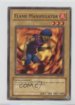 Flame Manipulator Unlimited YuGiOh Starter Deck Joey #SDJ-006 2003 READ - Image 1