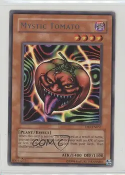 Mystic Tomato (R) YuGiOh Dark Beginning 1 #DB1-EN057 2004 - Image 1
