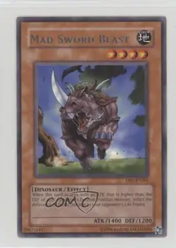Rare - Mad Sword Beast YuGiOh Dark Beginning 1 #DB1-EN201 2004 - Image 1