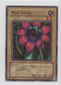 Man Eater YuGiOh Legend of Blue Eyes White Dragon #LOB-075 2002 READ - Image 1