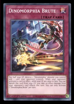 Yugioh Dinomorphia Brute #BACH-EN070 Battle of Chaos LP - Image 1