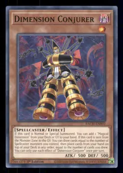 Yugioh Dimension Conjurer #BACH-EN002 Battle of Chaos LP - Image 1