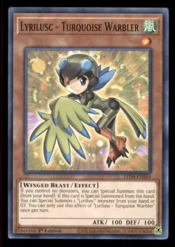 Yugioh Lyrilusc - Turquoise Warbler #LED8-EN044 Legend Synchro Storm LP - Image 1