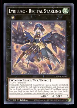 Yugioh Lyrilusc - Recital Starling #LED8-EN046 LegendSynchro Storm LP - Image 1