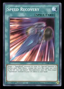 Yugioh Speed Recovery #LED8-EN019 Legendary Duelists: Synchro Storm LP - Image 1