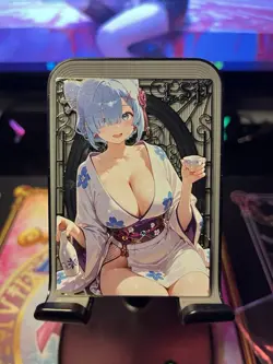 Goddess Story Metal Card Serialized Anime Rem - Image 1