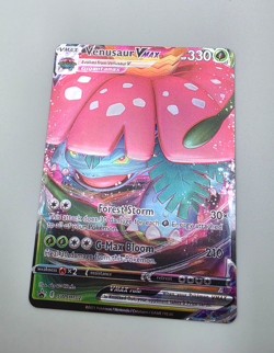 Custom Metallic Holo Venusaur Card Venusaur VMAX READ DESCRIPTION BELOW - Image 1