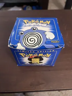 Pokemon 1999 Poliwhirl 23K Gold-Plated Trading Card #61 Burger King Blue Box - Image 1