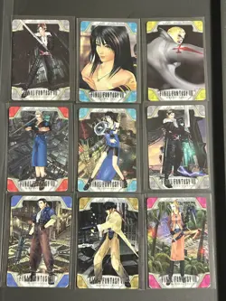 Finalfantasy card dass FF8 Squall Leonhart Rinoa Heartilly Shiva Carbuncle Japan - Image 1