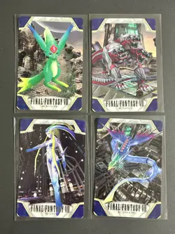 Finalfantasy card dass FF8 Squall Leonhart Rinoa Heartilly Shiva Carbuncle Japan - Image 3