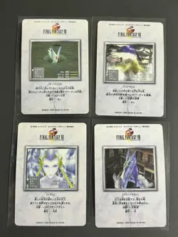 Finalfantasy card dass FF8 Squall Leonhart Rinoa Heartilly Shiva Carbuncle Japan - Image 4