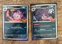 Gengar #57/91 Holo & Haunter Pokemon Card TCG Halloween Trick Or Trade 2024 - Image 1