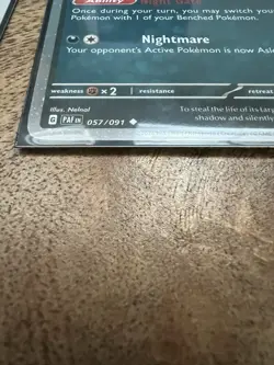 Gengar #57/91 Holo & Haunter Pokemon Card TCG Halloween Trick Or Trade 2024 - Image 2