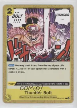 2023 One Piece Card Game: Pillars of Strength OP03 Pre-Release Thunder Bolt - Image 1