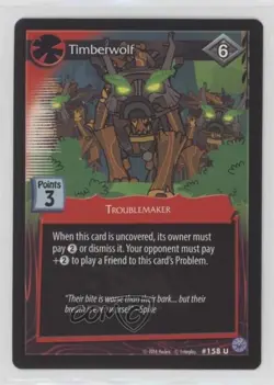 2014 My Little Pony Collectible Card Game - Premiere European Release Timberwolf - Image 1