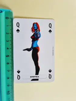MYSTIQUE RARE CARD MARVEL HEROES COMICS CARTA 2005 ORIGINAL VINTAGE NEW - Image 1