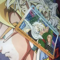 Dragon BallZ Carddass PP Card Part 20 Power 100000 SP System 425 Used - Image 1