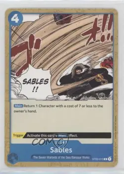 2022 One Piece Card Game: Starter Deck: 7 Warlords of the Sea ST03 Sables - Image 1