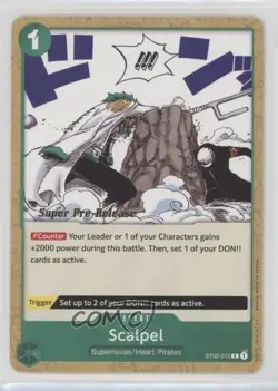 2022 One Piece Card Game: Starter Deck: Worst Generation ST02 Scalpel #ST03-015 - Image 1