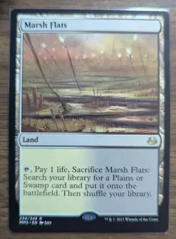 MTG Marsh Flats Non-Foil from Modern Masters 2017 LP - Image 1