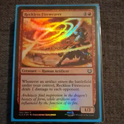 kaladesh MTG FOIL Reckless Fireweaver Magic - Image 1