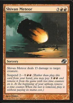 Shivan Meteor - Medium Play MTG Planar Chaos - Image 1