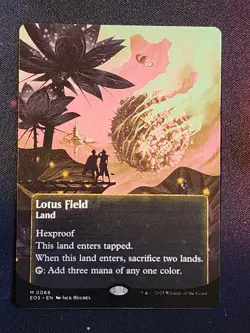Lotus Field 0068 Borderless NON Foil Edge Of Eternities EOS MTG Stellar Sights - Image 1