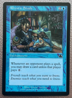 Rhystic study MTG Magic the gathering - Image 1