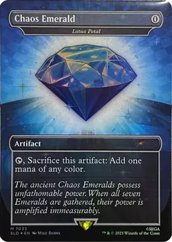 MTG Foil - Chaos Emerald - Lotus Petal (7033) - 7033 / NM / English - Image 1