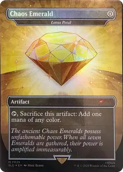 MTG Foil - Chaos Emerald - Lotus Petal (7035) - 7035 / NM / English - Image 1