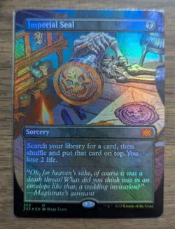 MTG Imperial Seal Borderless Foil from Double Masters 2022 LP - Image 1