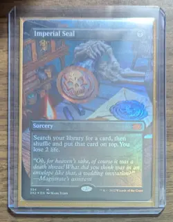 MTG Imperial Seal Borderless Foil from Double Masters 2022 LP - Image 3