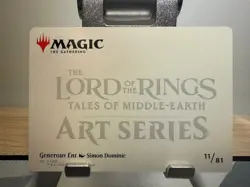 Generous Ent 11/81 - MTG The Lord Of The Rings Art Series - NM - Image 2