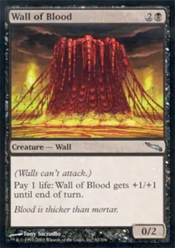 Wall of Blood - Light Play MTG Mirrodin - Image 1