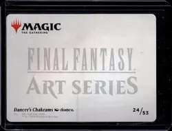 Dancer's Chakrams - 24 - Gold Signature - Art Card - FIN - NM - MTG - Image 2