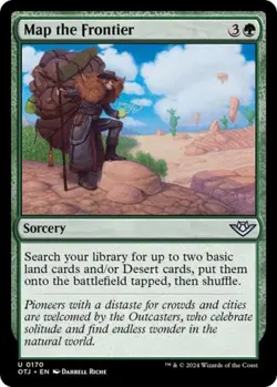 Map the Frontier - Near Mint MTG Outlaws of Thunder Junction - Image 1