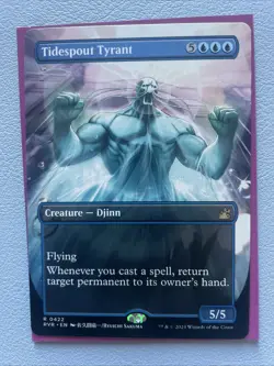 TIDESPOUT TYRANT - BORDERLESS ANIME (RVR) Ravnica Remastered - MTG -NM - Image 1
