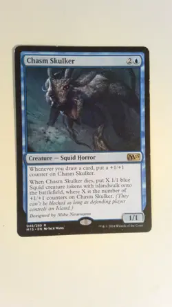 Chasm Skulker M 2015 046 - MTG Magic the Gathering - Blue - Image 1