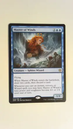 Master of Winds ZNR 068- MTG Magic the Gathering - Blue - Image 1