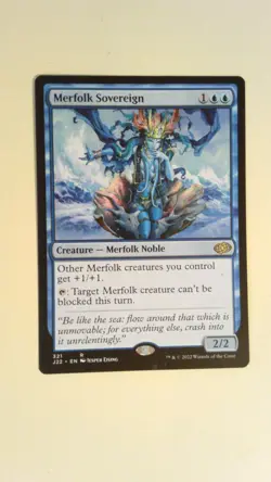 Merfolk Sovereign J22 321- MTG Magic the Gathering - Blue - Image 1