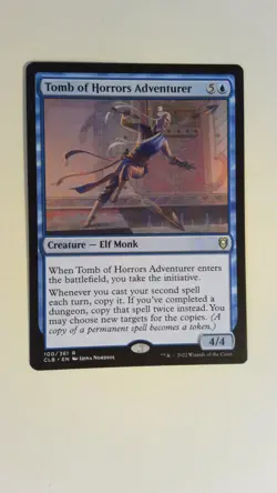 Tomb of Horrors Adventurer CLB 100 - MTG Magic the Gathering - Blue - Image 1