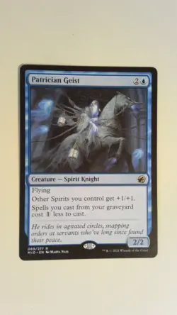 Patrician Geist MID 069 - MTG Magic the Gathering - Blue - Image 1