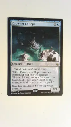 Drowner of Hope - BFZ 057 - MTG Magic the Gathering - Blue - Image 1